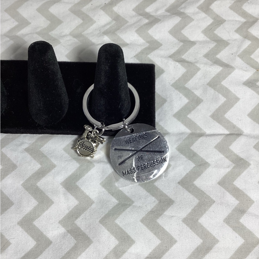 Drummer Keychain